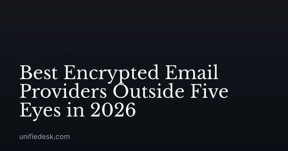 Best Encrypted Email Providers Outside Five Eyes in 2026