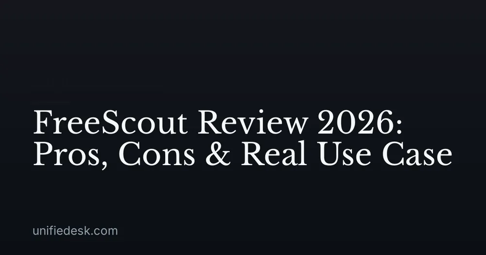 FreeScout Review 2026: Pros, Cons & Real Use Case