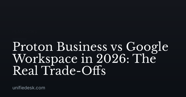 Proton Business vs Google Workspace in 2026: The Real Trade-Offs