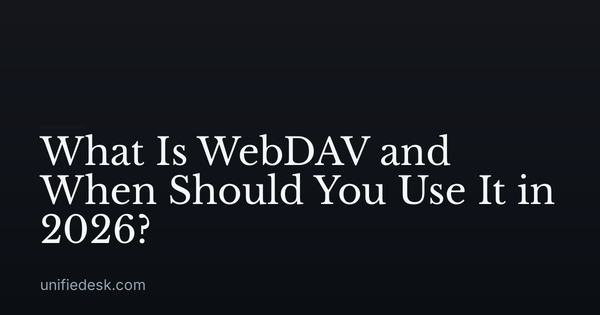 What Is WebDAV and When Should You Use It in 2026?