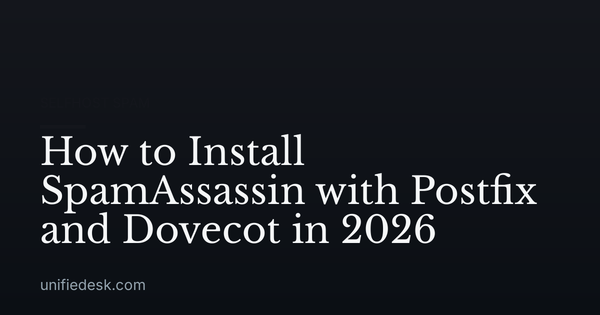How to Install SpamAssassin with Postfix and Dovecot in 2026
