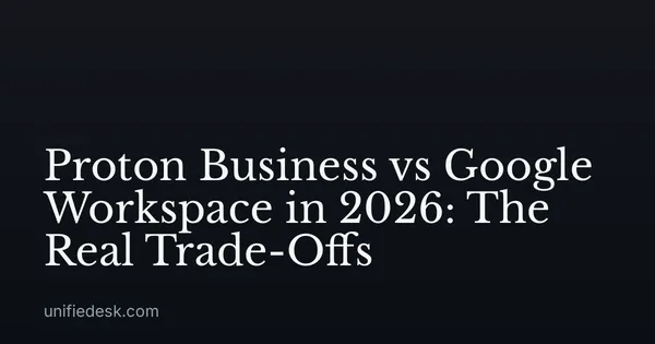 Proton Business vs Google Workspace in 2026: The Real Trade-Offs