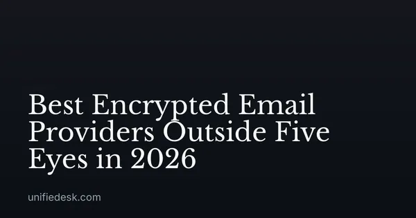 Best Encrypted Email Providers Outside Five Eyes in 2026