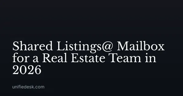 Shared Listings@ Mailbox for a Real Estate Team in 2026