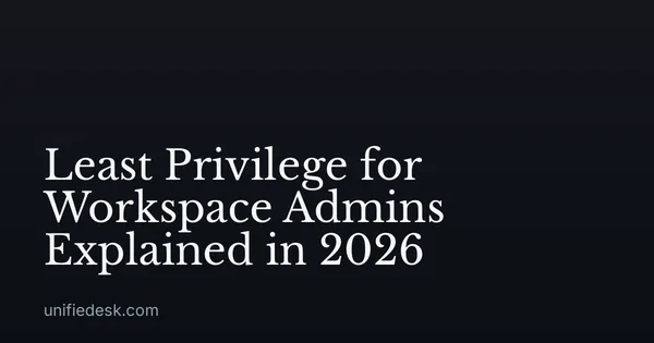 Least Privilege for Workspace Admins Explained in 2026