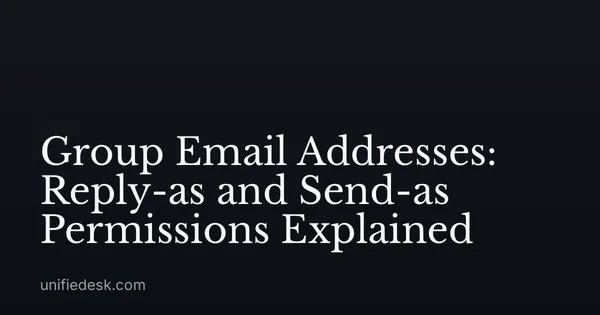 Group Email Addresses: Reply-as and Send-as Permissions Explained