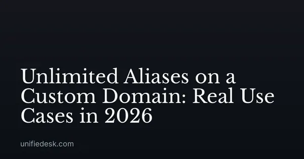 Unlimited Aliases on a Custom Domain: Real Use Cases in 2026