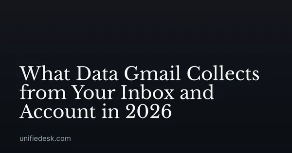 What Data Gmail Collects from Your Inbox and Account in 2026