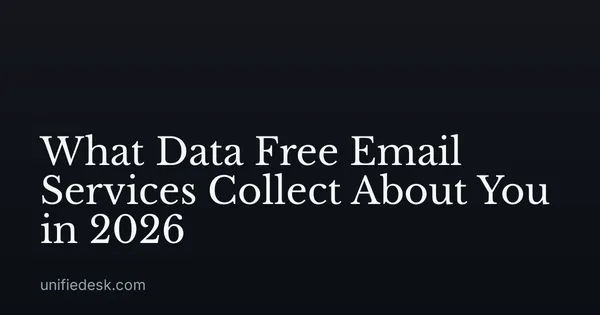 What Data Free Email Services Collect About You in 2026