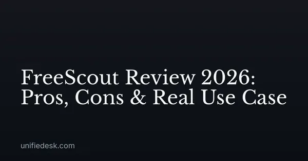 FreeScout Review 2026: Pros, Cons & Real Use Case