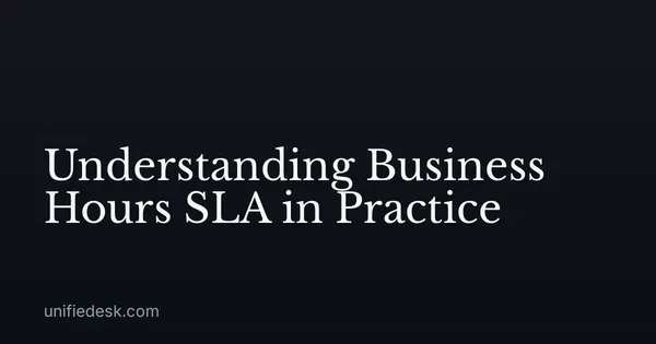 Understanding Business Hours SLA in Practice